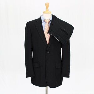 Statements 42L 36x31 Gray Striped 2-Button Suit R195